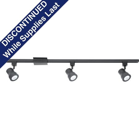 Progress Lighting AC LED Track Kit with 3 Medium Track Heads P900002-031-27